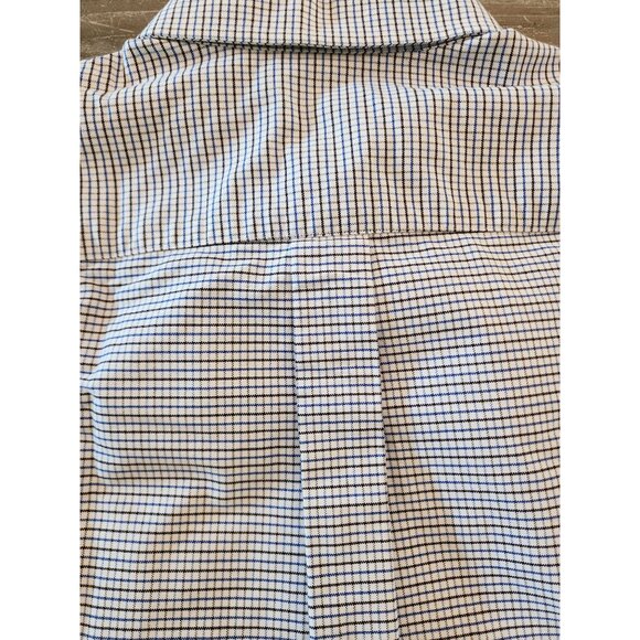 Jos. A. Bank Travelers Collection Mens Checkered Button-Down Shirt L 100% Cotton - Picture 10 of 10